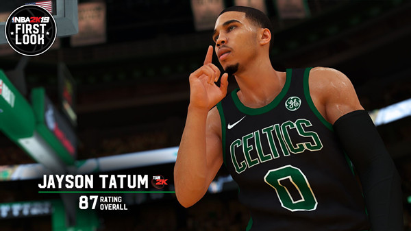 《NBA 2K19》公布新截图 杰森塔图姆能力值高达87