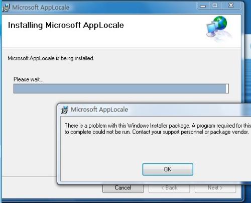 Microsoft AppLocale截圖