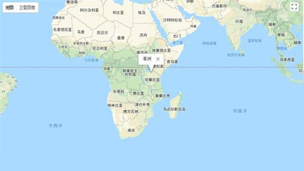 非洲地图中文版截图