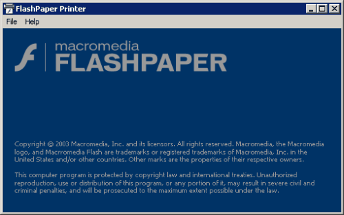 FlashPaper截图