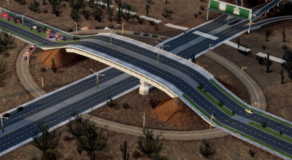 模拟城市5怎么建立交桥