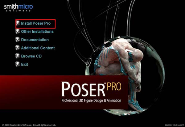 poserpro中文版安装步骤1