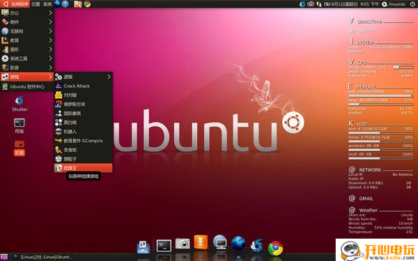 ubuntu11.10操作截图
