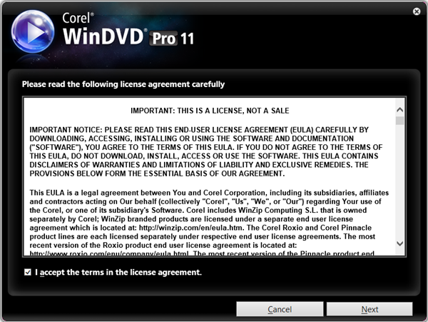 WinDVD软件安装步骤2