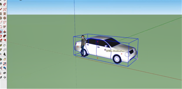sketchup软件创建汽车模型教程4