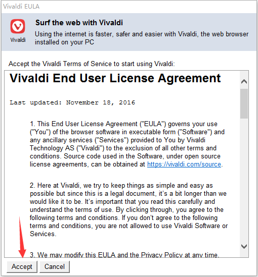 Vivaldi浏览器官方版安装截图2