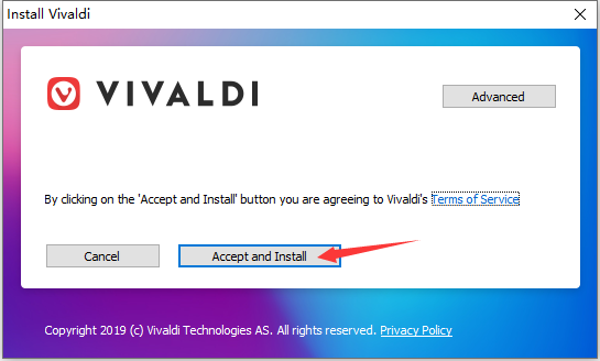 Vivaldi浏览器官方版安装截图3