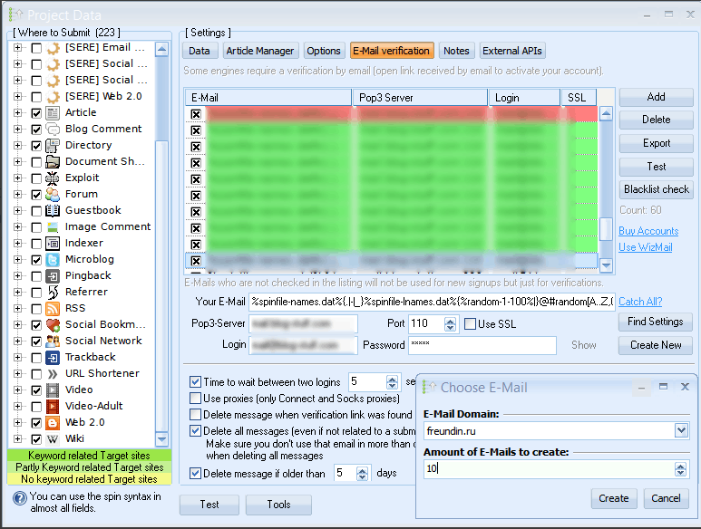 GSA Search Engine Ranker中文版