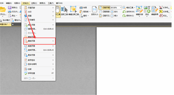 FoxitReader官方中文版删除多余页面方法1