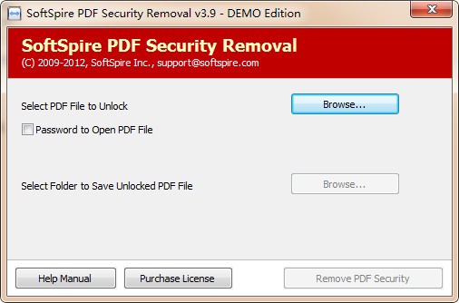 SoftSpire PDF Security Removal官方版