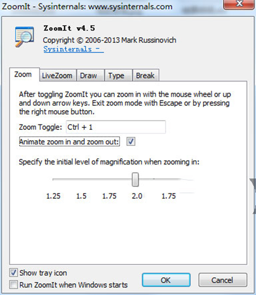 ZoomIt投影工具截图