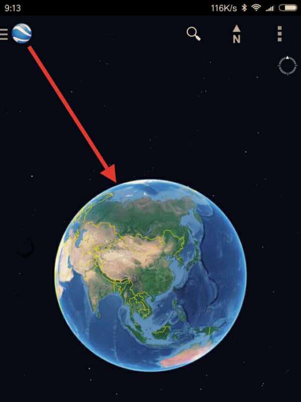 谷歌地球怎么显示地名