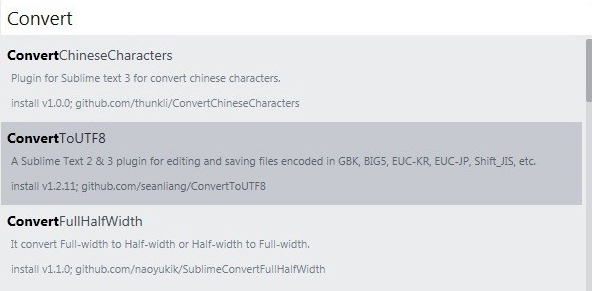 解决Sublime Text 3在GBK编码下的中文乱码问题截图2