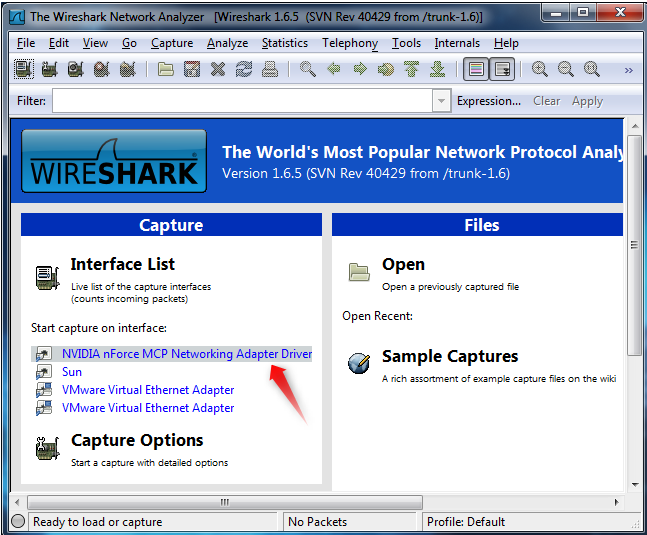 Wireshark使用教程截图