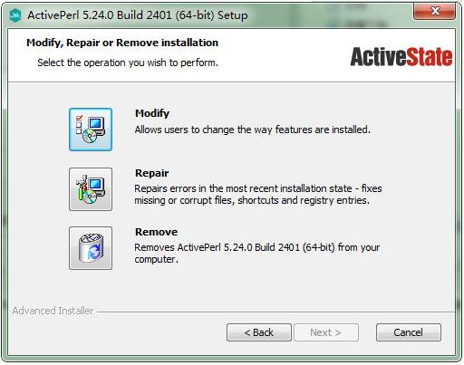 ActivePerl 32位安装方法