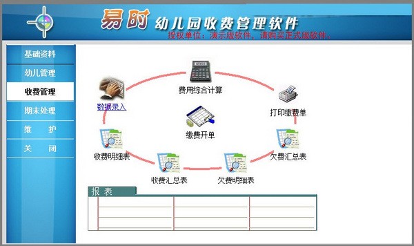 易時幼兒園收費管理系統(tǒng)