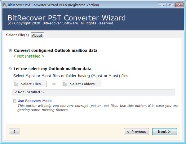 BitRecover PST Converter Wizard特別版