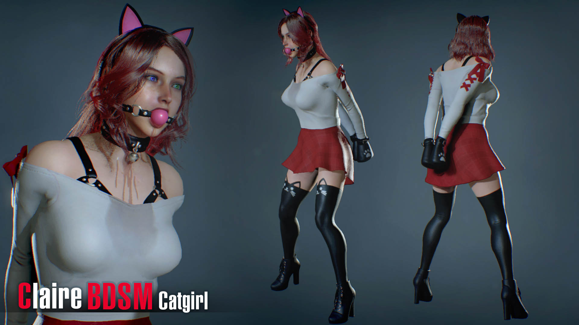 《生化危机2：重制版》克莱尔捆绑猫女郎MOD