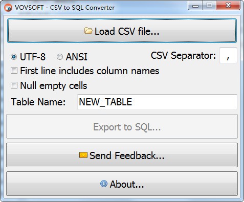 CSV to SQL Converter特别版