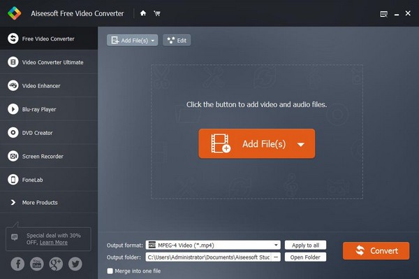 Aiseesoft Free Video Converter下载