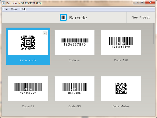 Barcode条码生成器截图