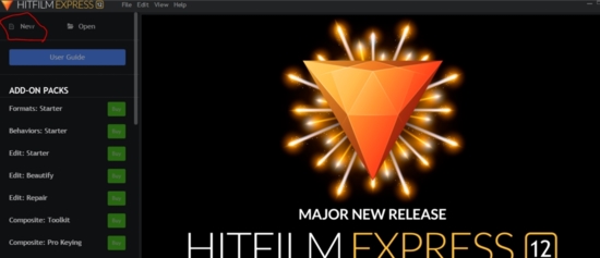 what is included in hitfilm 3 express