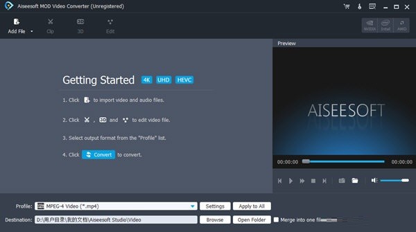 Aiseesoft MOD Video Converter免費版
