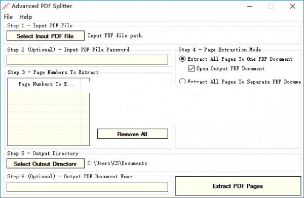 Advanced PDF Splitter免费版