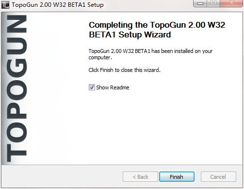 TopoGun3.0特别版安装方法