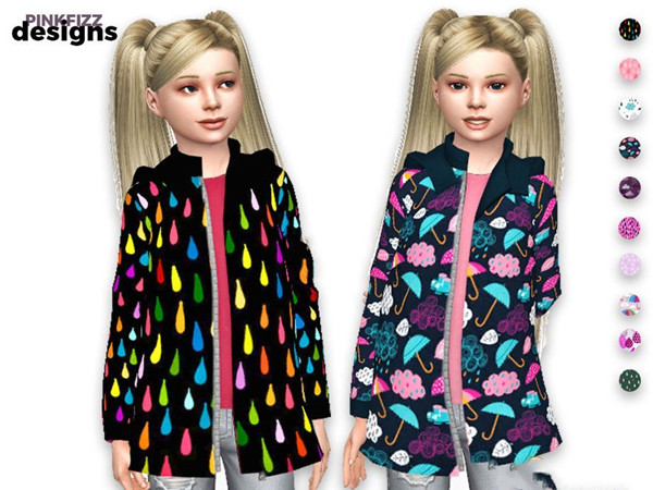 模拟人生4小女孩可爱雨衣MOD 绿色免费版