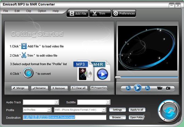 Emicsoft MP3 to M4R Converter下載