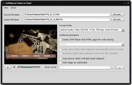 Soft4Boost Video to Flash免费版 第1张图片