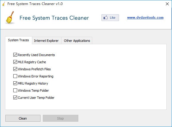 Free System Traces Cleaner下載
