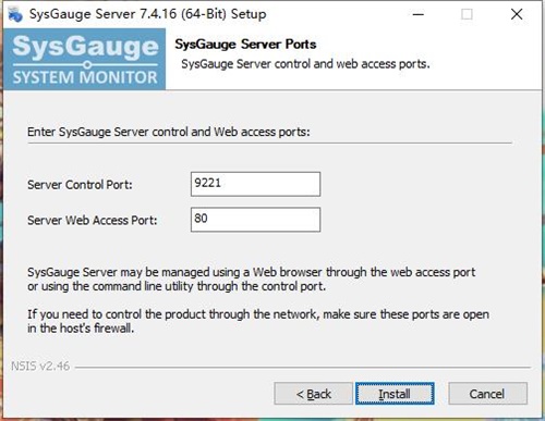 SysGauge Server特別版安裝步驟截圖4