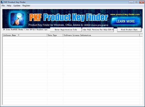 PKF Product Key Finder 第1张图片