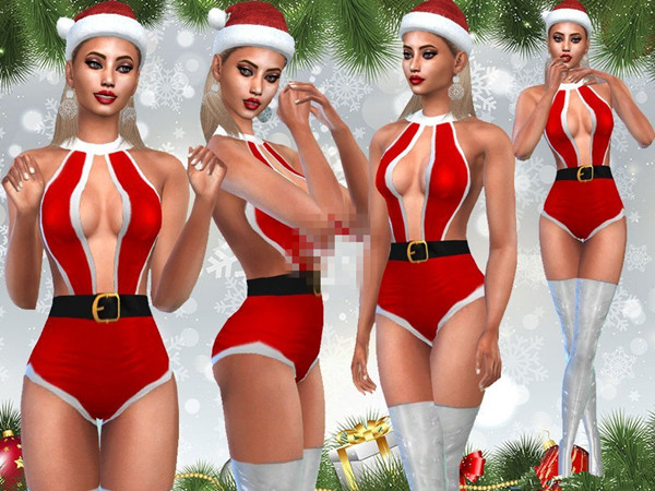 模拟人生4女性圣诞紧身衣MOD v1.0 Saliwa版