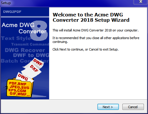 Acme DWG Converter截圖