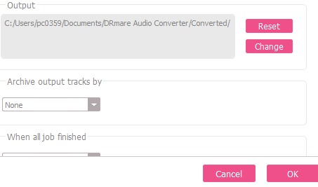DRmare Audio ConverterPC特别版使用方法