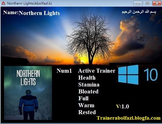 Northern Lights六项修改器下载 免费版