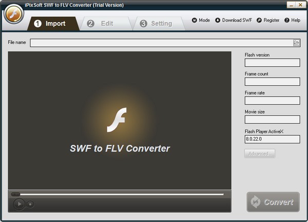 iPixSoft SWF to FLV Converter下載