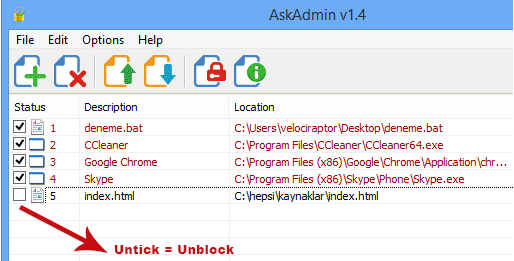 AskAdmin无限制特别版使用方法