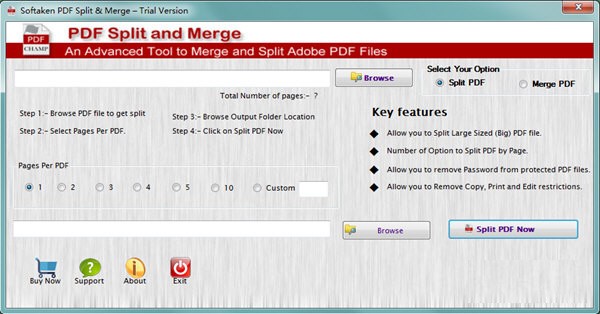 Softaken PDF Split Merge官方版