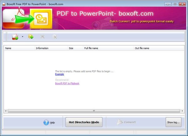 Boxoft Free PDF to PPT