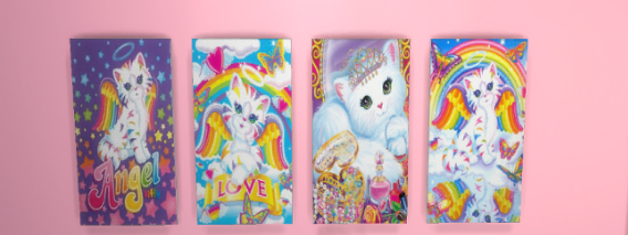 模拟人生4彩虹小猫壁画MOD下载 免费版