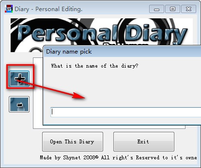 Personal Diary Editor截圖