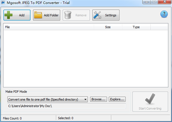 Mgosoft JPEG to PDF Converter特別版截圖