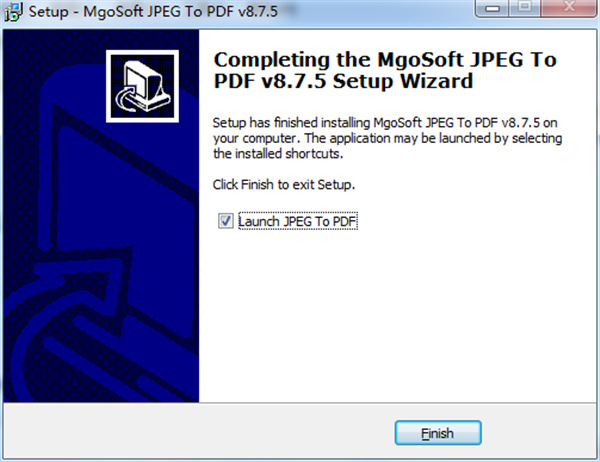 Mgosoft JPEG to PDF Converter特别版安装步骤5截图