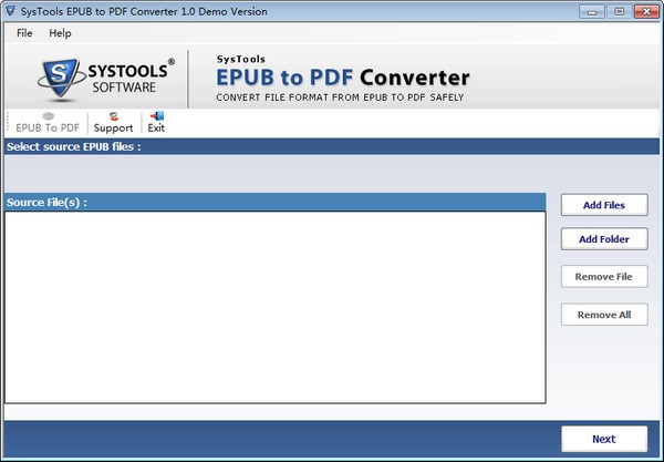 SysTools EPUB to PDF Converter下載