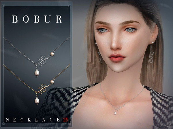 模拟人生4珍珠树叶高清耳环MOD v1.0 Bobur3版