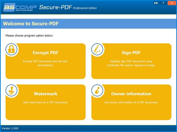 Secure-PDF中文版截圖